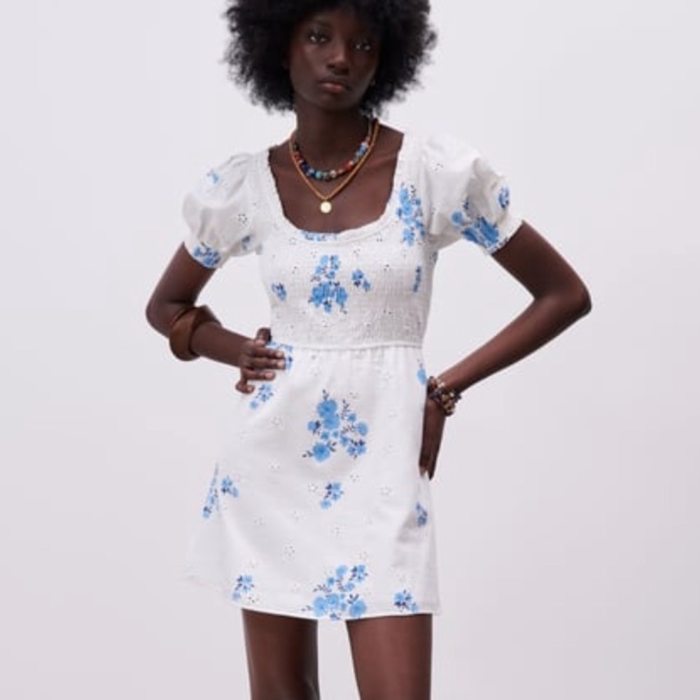 Zara floral dress
